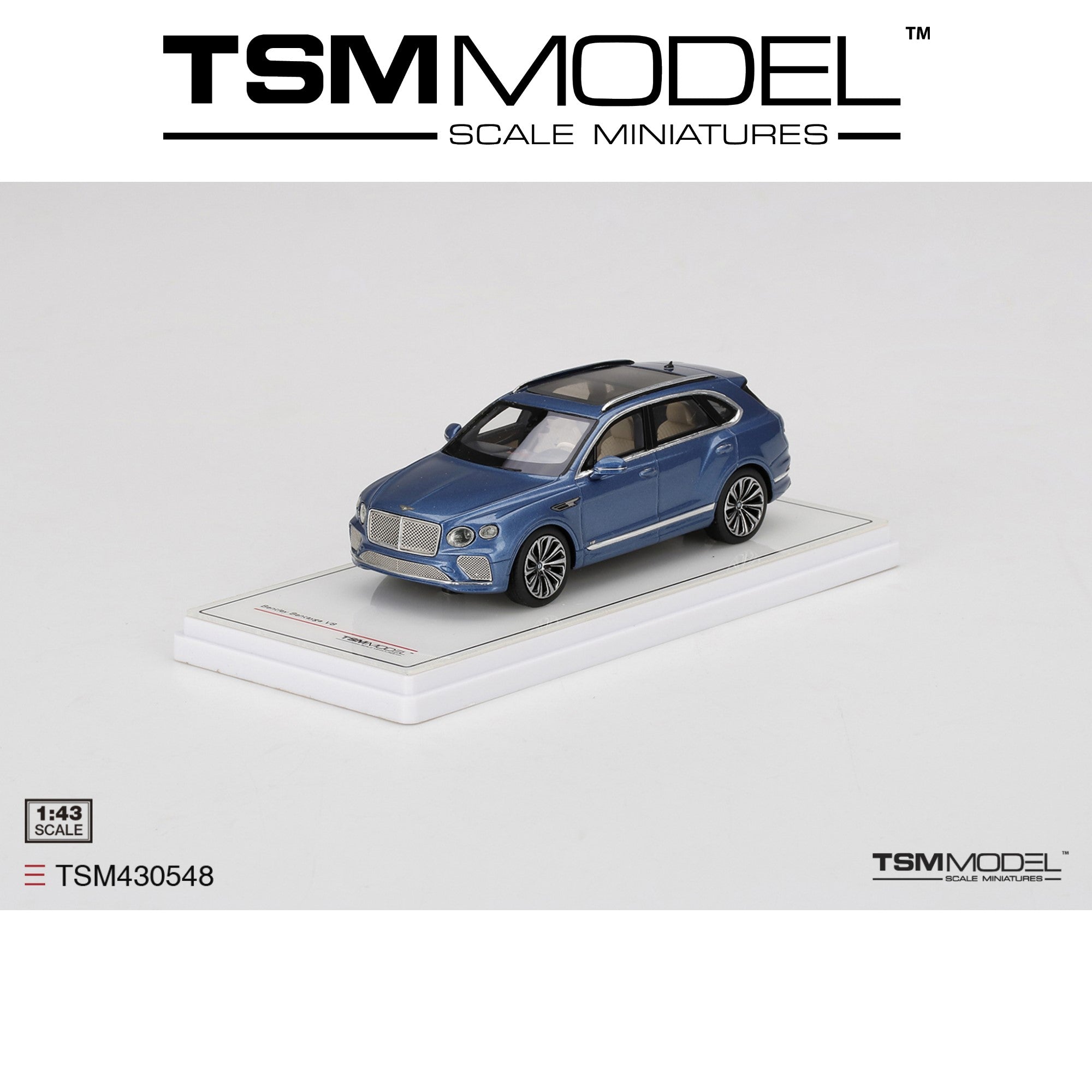 TSM MODEL Bentley Bentayga V8 2020 Portofino 1:43 - TSM430548