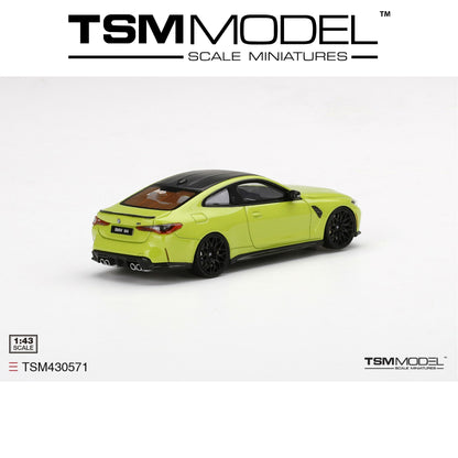 TSM MODEL BMW M4 Competition (G82) San Paulo Yellow 1:43 - TSM430571