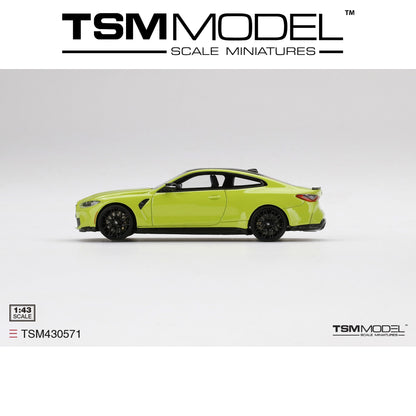 TSM MODEL BMW M4 Competition (G82) San Paulo Yellow 1:43 - TSM430571