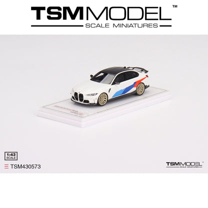 TSM MODEL BMW M3 M-Performance (G80) Alpine White 1:43 - TSM430573