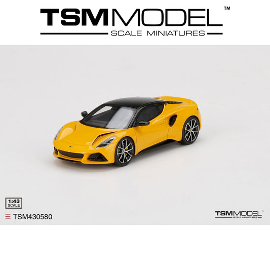 TSM MODEL Lotus Emira Hethel Yellow 1:43 - TSM430580