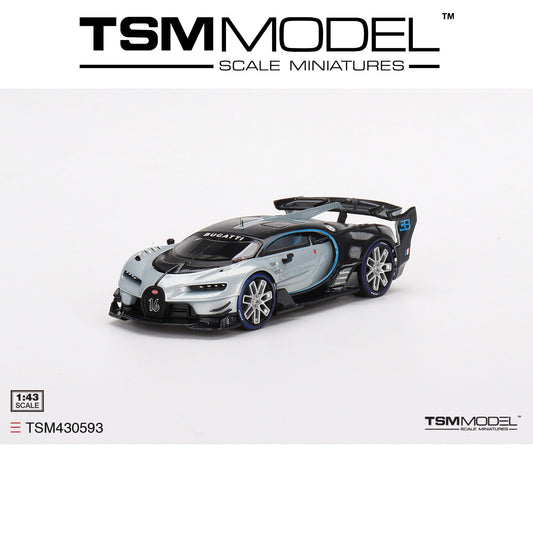 TSM MODEL Bugatti Vision Gran Turismo Silver 1:43 - TSM430593