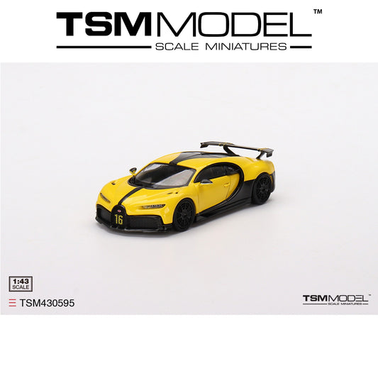 TSM MODEL Bugatti Chiron Pur Sport Yellow 1:43 - TSM430595D