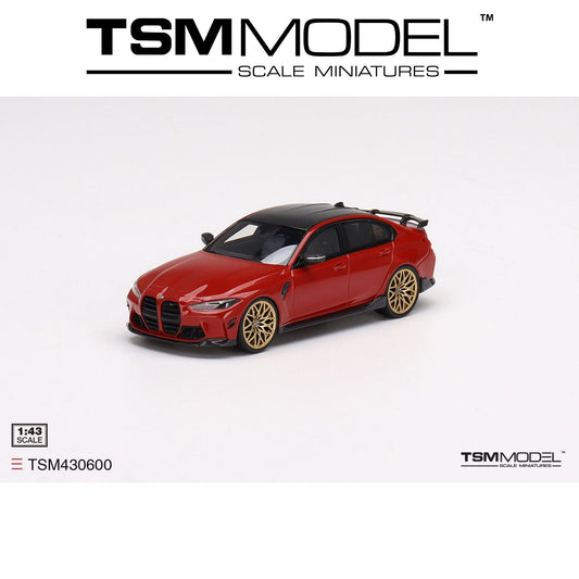 TSM MODEL BMW M3 M-Performance (G80) Toronto Red Metallic 1:43 - TSM430600