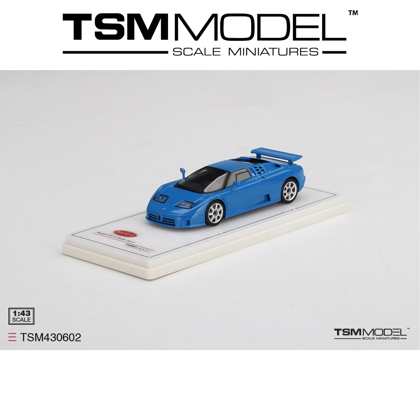 TSM MODEL Bugatti EB110 Super Sport Blu 1:43 - TSM430602