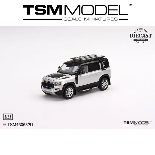 TSM MODEL Land Rover Defender 110 Explorer Pro Indus Silver 1:43 - TSM430632D