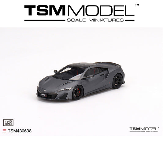 TSM MODEL Honda NSX Type S 2022 Gotham Grey Matte 1:43 - TSM430638