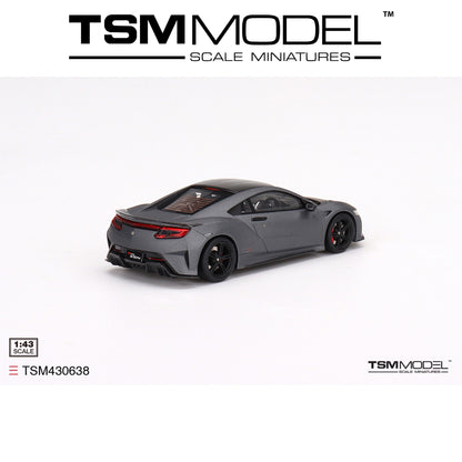 TSM MODEL Honda NSX Type S 2022 Gotham Grey Matte 1:43 - TSM430638