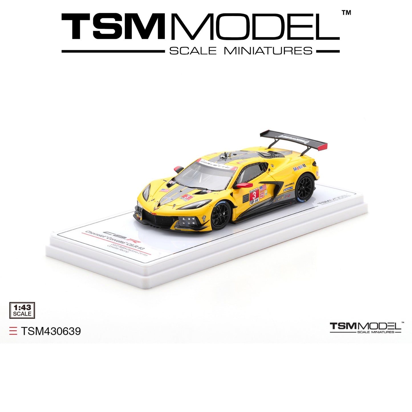 TSM MODEL Chevrolet Corvette C8.R #3 2022 IMSA Daytona 24 Hrs 1:43 - TSM430639