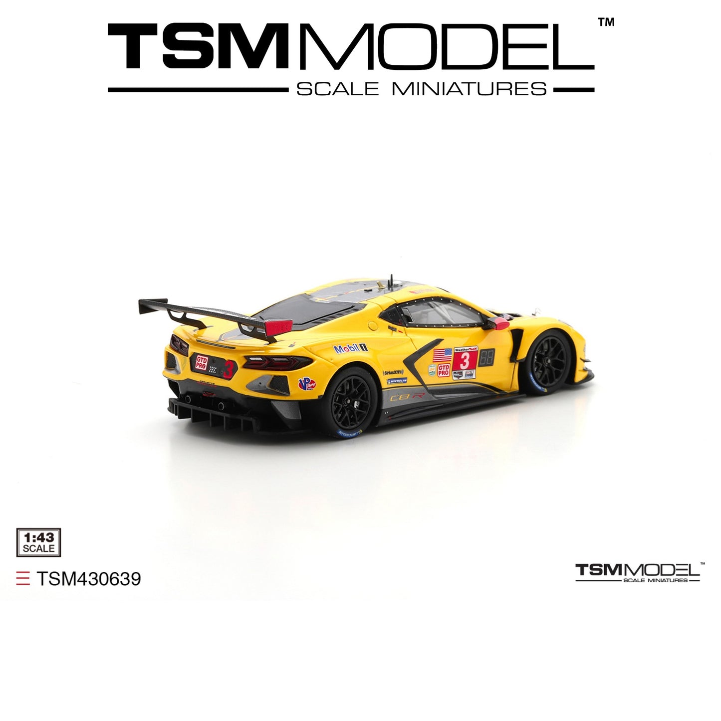 TSM MODEL Chevrolet Corvette C8.R #3 2022 IMSA Daytona 24 Hrs 1:43 - TSM430639