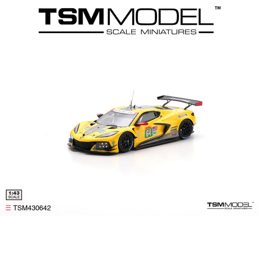 TSM MODEL Chevrolet Corvette C8.R #64 Corvette Racing 2022 WEC Sebring 1000 Miles GTE PRO 2nd Place 1:43 - TSM430642