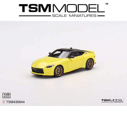 TSM MODEL Nissan Fairlady Z Proto Spec 2023 Ikazuchi Yellow LHD 1:43 - TSM430644