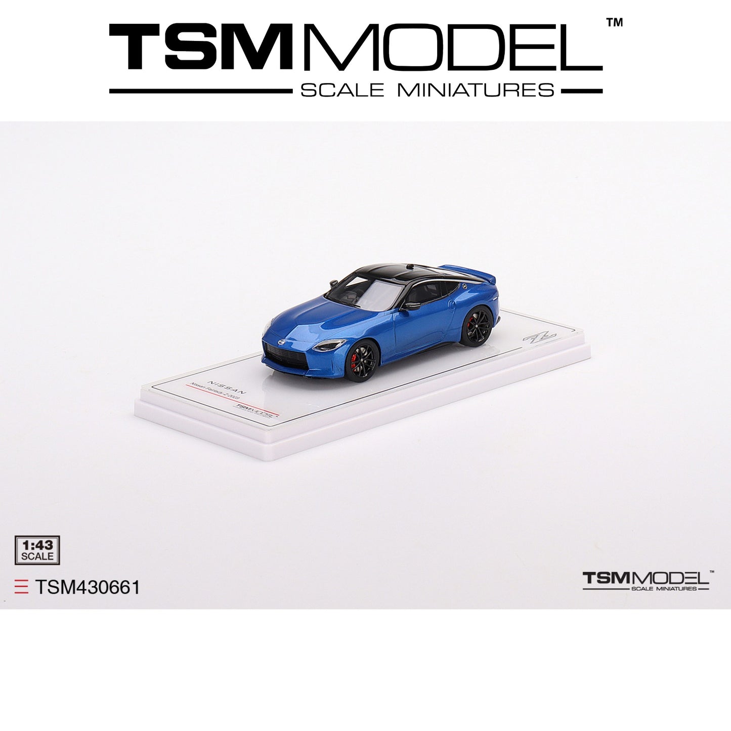 TSM MODEL Nissan Fairlady Z Version ST 2023 Seiran Blue RHD 1:43 - TSM430661