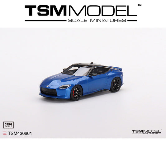 TSM MODEL Nissan Fairlady Z Version ST 2023 Seiran Blue RHD 1:43 - TSM430661