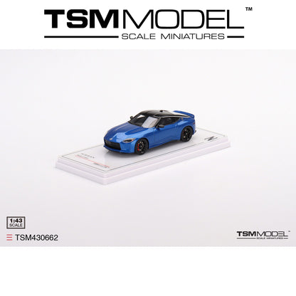 TSM MODEL Nissan Fairlady Z Version ST 2023 Seiran Blue LHD 1:43 - TSM430662