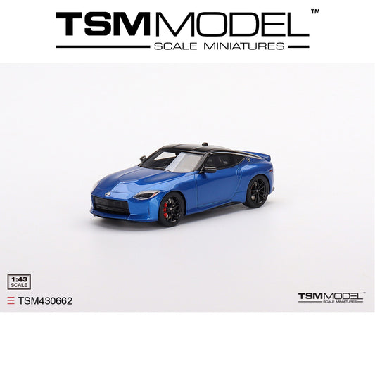 TSM MODEL Nissan Fairlady Z Version ST 2023 Seiran Blue LHD 1:43 - TSM430662