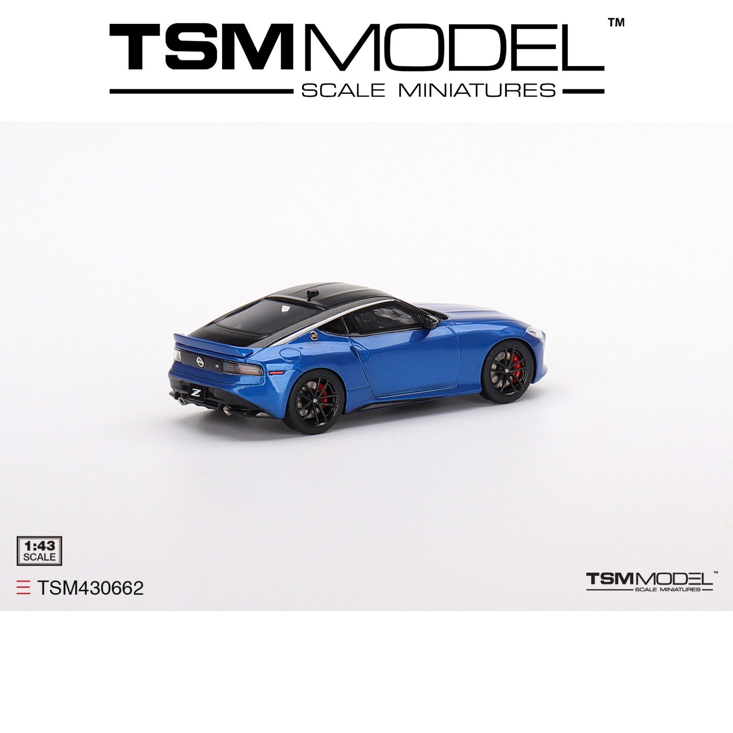 TSM MODEL Nissan Fairlady Z Version ST 2023 Seiran Blue LHD 1:43 - TSM430662