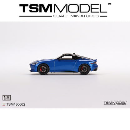 TSM MODEL Nissan Fairlady Z Version ST 2023 Seiran Blue LHD 1:43 - TSM430662