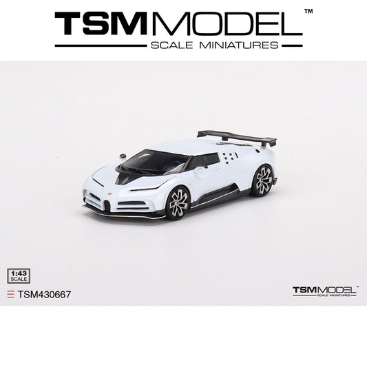 TSM MODEL Bugatti Centodieci White 1:43 - TSM430667