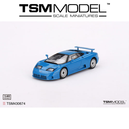 TSM MODEL Bugatti EB110 GT Blu Bugatti 1:43 - TSM430674