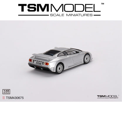 TSM MODEL Bugatti EB110 GT Grigio Chiaro 1:43 - TSM430675