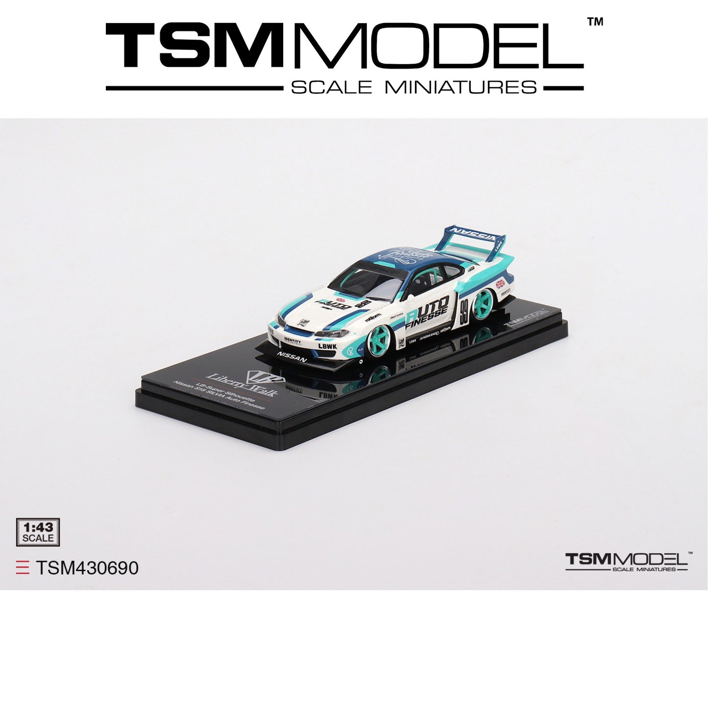 TSM MODEL Nissan LB-Super Silhouette S15 SILVIA Auto Finesse 1:43 - TSM430690