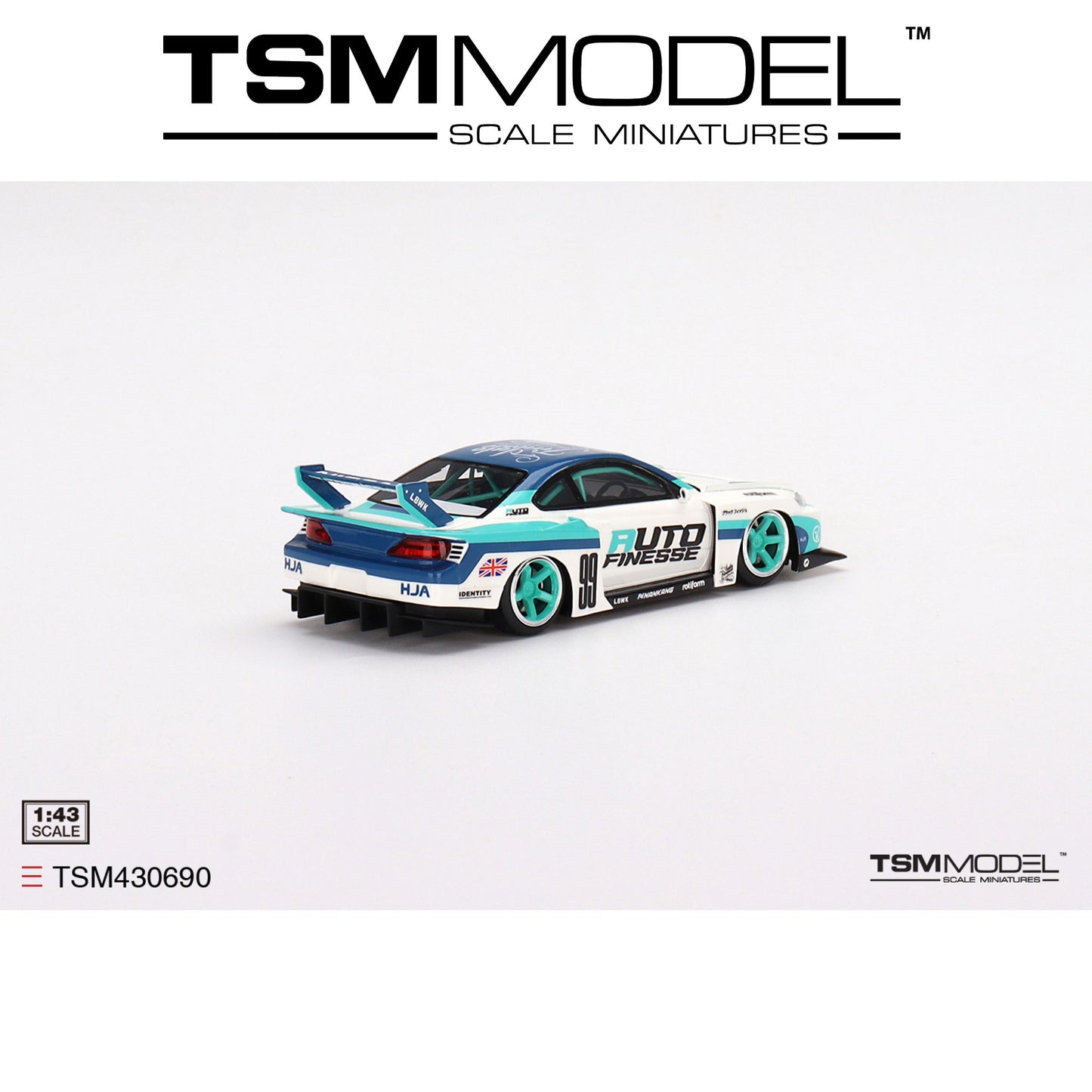 TSM MODEL Nissan LB-Super Silhouette S15 SILVIA Auto Finesse 1:43 - TSM430690