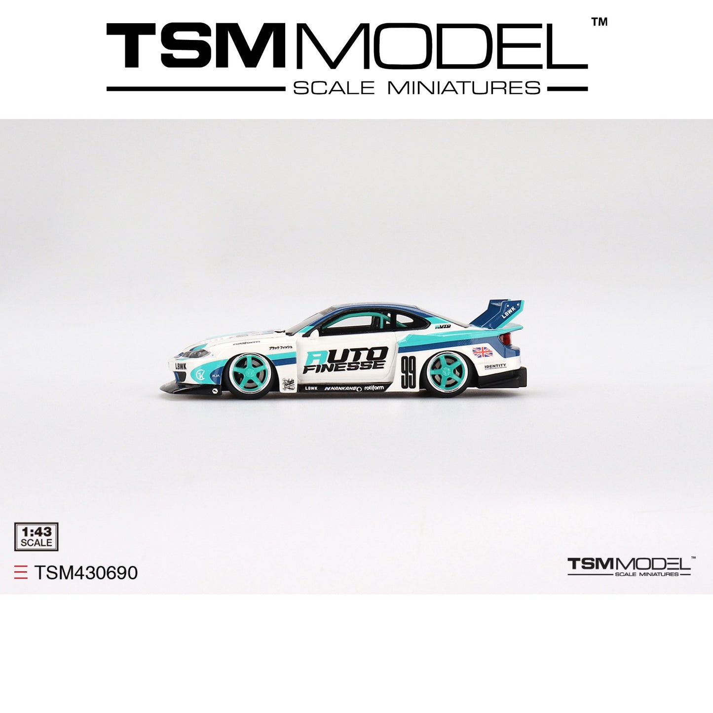 TSM MODEL Nissan LB-Super Silhouette S15 SILVIA Auto Finesse 1:43 - TSM430690