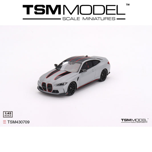 TSM MODEL BMW M4 CSL Frozen Brooklyn Grey Metallic 1:43 - TSM430709