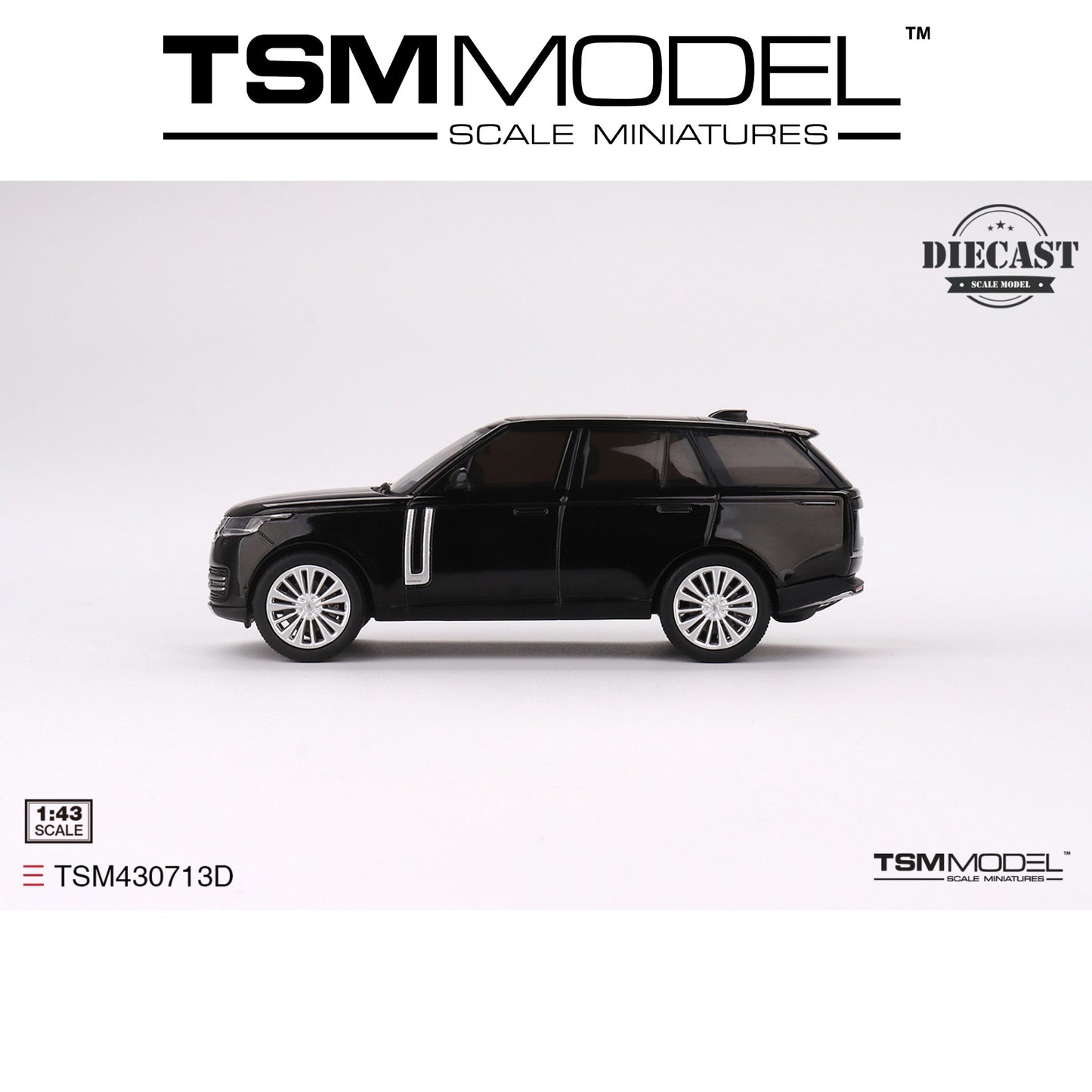 TSM MODEL Range Rover 2023 Santorini Black 1:43 - TSM430713D