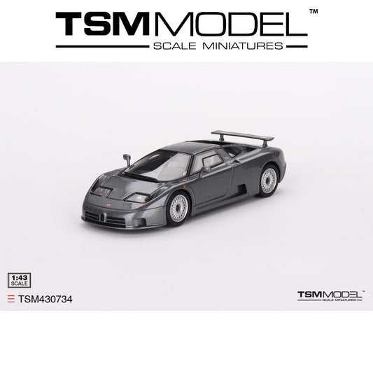 TSM MODEL Bugatti EB110 GT Grigio Scuro 1:43 - TSM430734