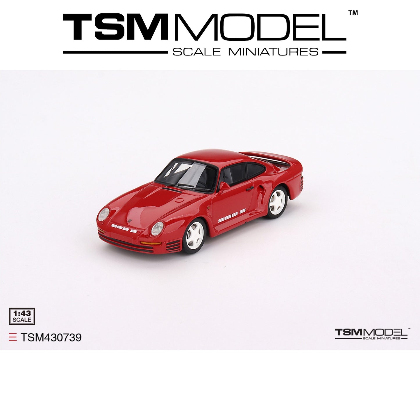 TSM MODEL Porsche 959 Sport Guards Red 1:43 - TSM430739