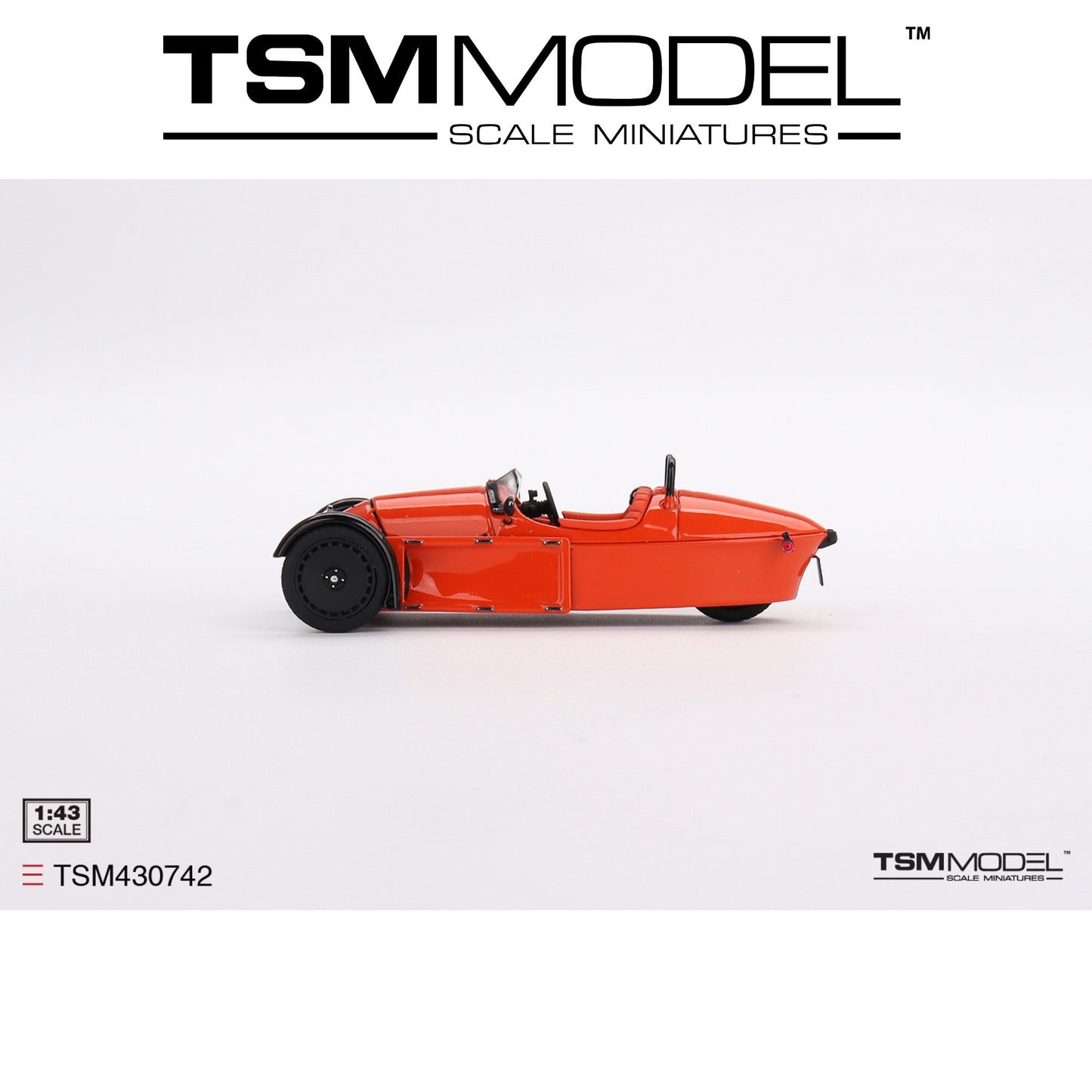 TSM MODEL Morgan Super 3 Coral Orange 1:43 - TSM430742