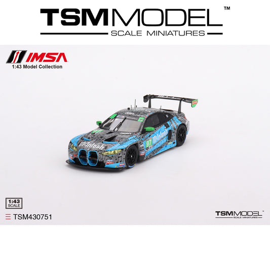 TSM MODEL BMW M4 GT3 #97 Turner Motorsport IMSA 2023 Laguna Seca GTD 2nd Place 1:43 - TSM430751