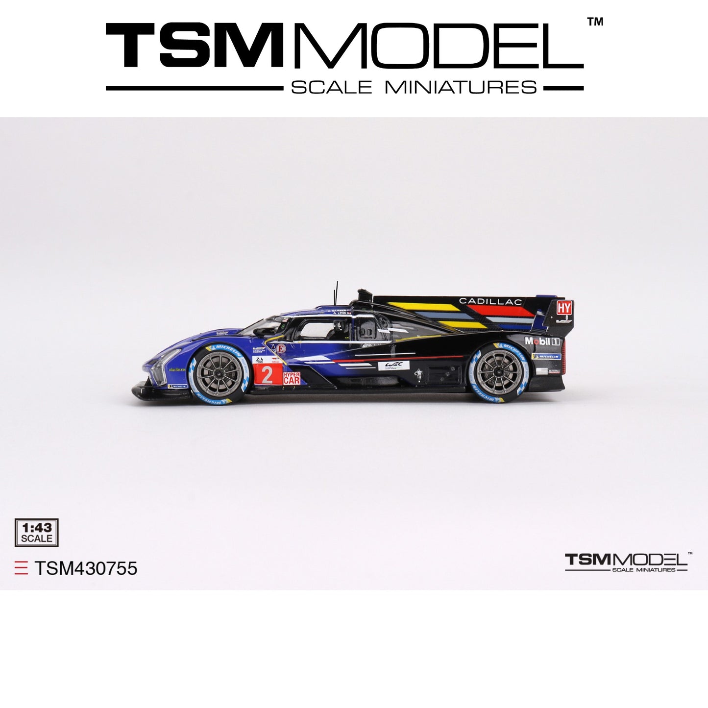 TSM MODEL Cadillac V-Series.R #2 Cadillac Racing 2023 Le Mans 24 Hrs 3rd Place 1:43 - TSM430755