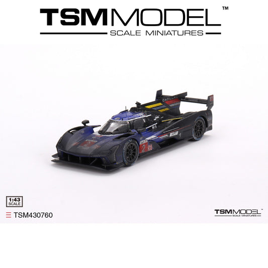 TSM MODEL Cadillac V-Series.R #2 Cadillac Racing 2023 Le Mans 24 Hrs 3rd Place Post-Race Weathered 1:43 -  TSM430760