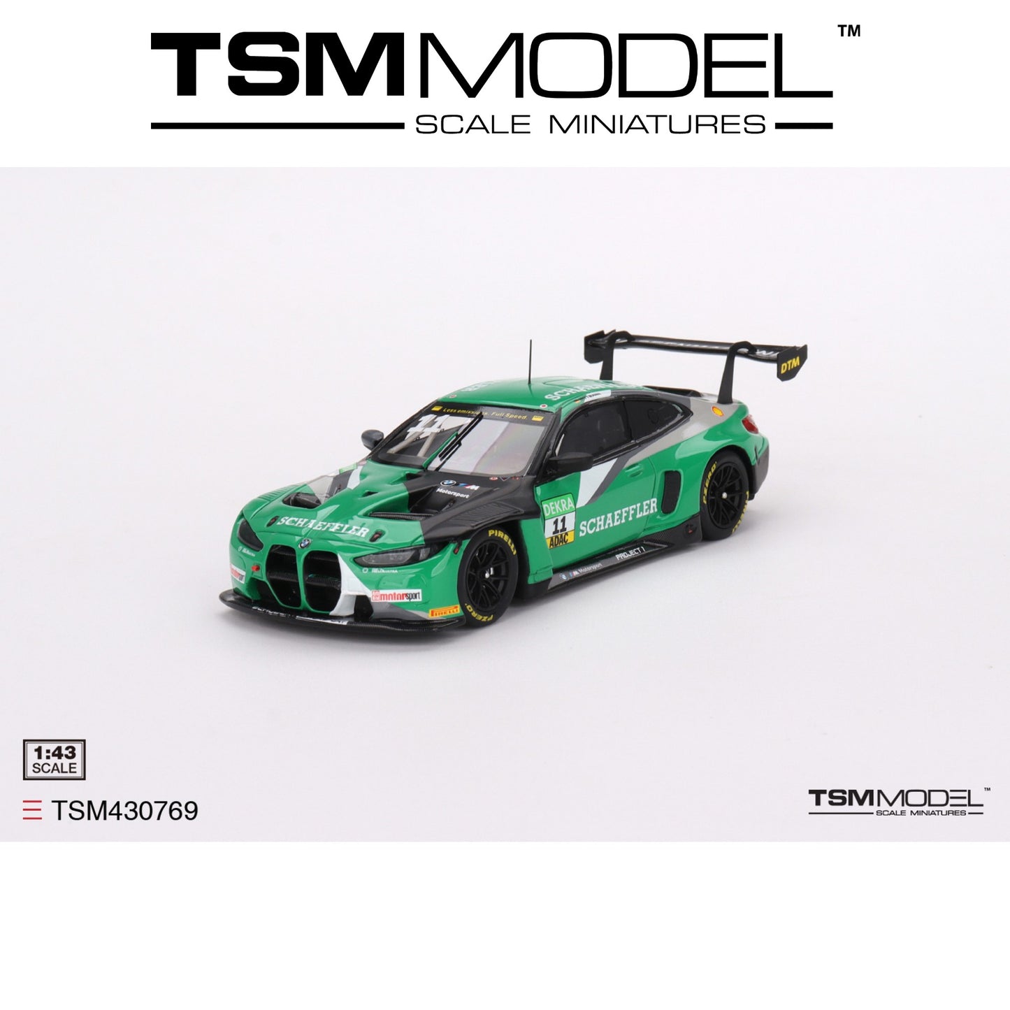 TSM MODEL BMW M4 GT3 #11 Project 1 2023 DTM 1:43 - TSM430769