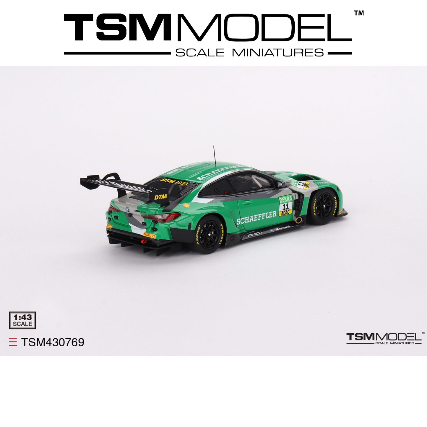 TSM MODEL BMW M4 GT3 #11 Project 1 2023 DTM 1:43 - TSM430769