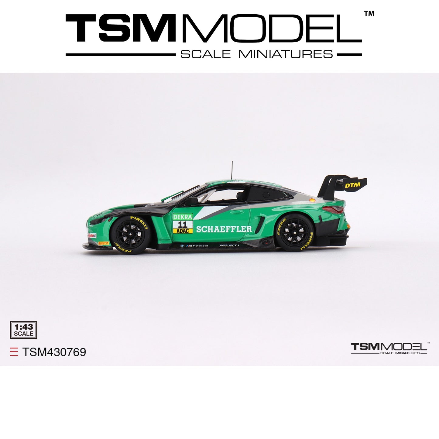 TSM MODEL BMW M4 GT3 #11 Project 1 2023 DTM 1:43 - TSM430769