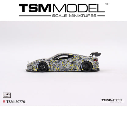 TSM MODEL Chevrolet Corvette Z06 GT3.R 2022 Sebring Test Car 1:43 - TSM430776