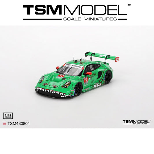 TSM MODEL Porsche 911 GT3 R #77 AO Racing 2024 IMSA Daytona 24 Hrs GTD Pro 2nd Place 1:43 - TSM430801