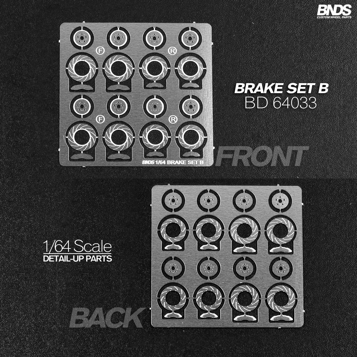 BNDS Metal Brake Set B 1:64 - BD64033