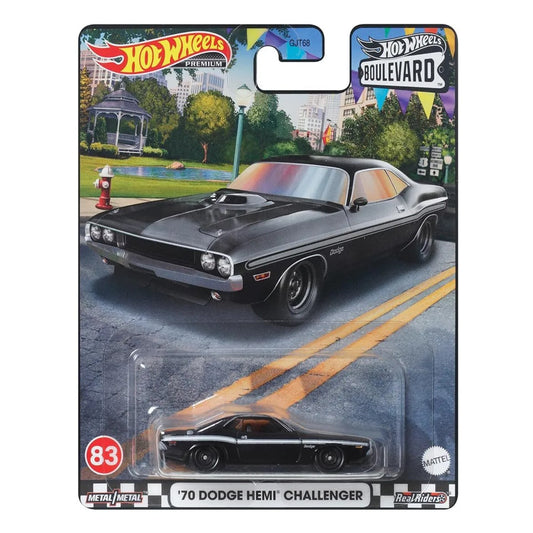 HOT WHEELS Premium '70 Dodge Hemi Challenge - Boulevard Die-Cast #83 1:64 - HKF25