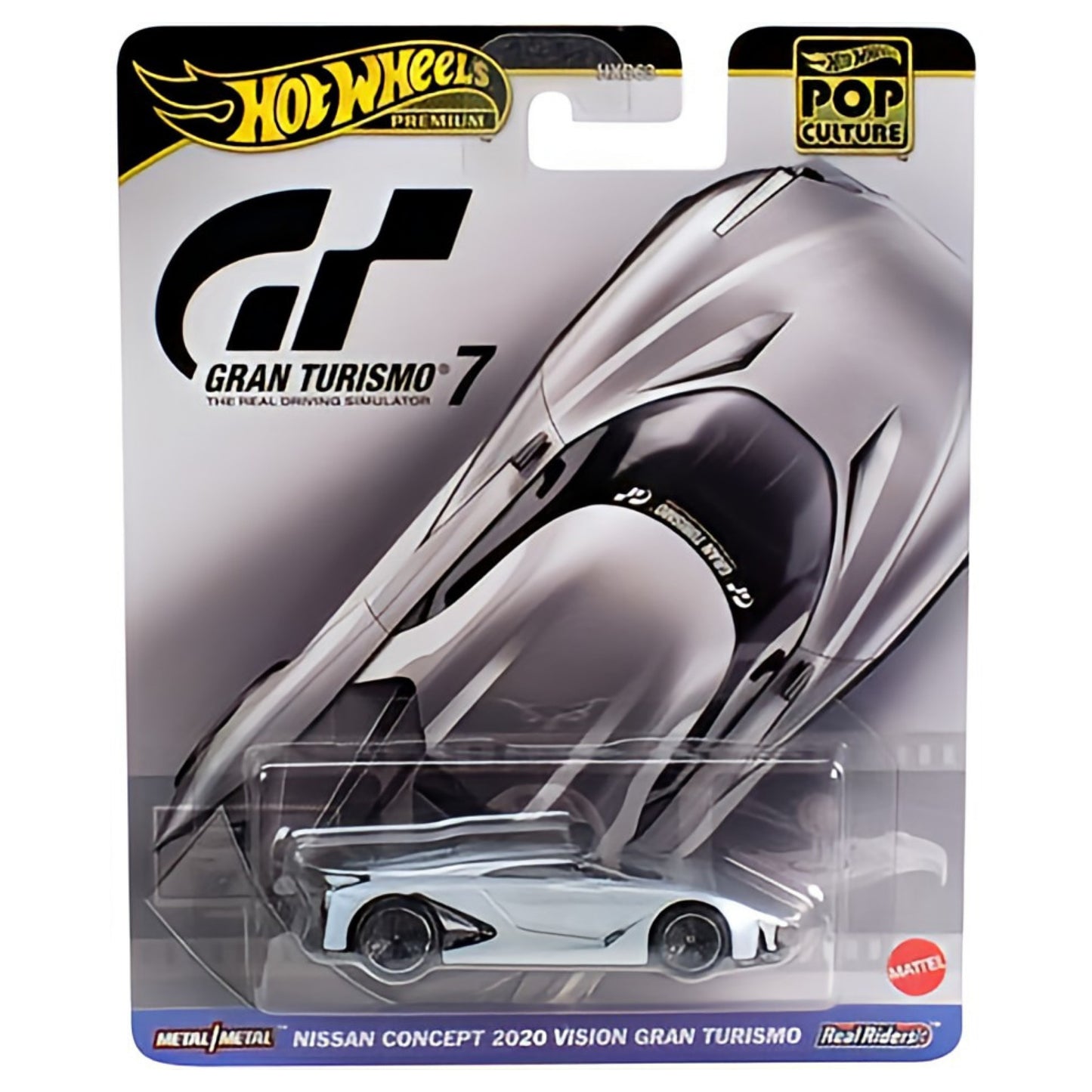 2024 Hot Wheels Premium Pop Culture Gran Turismo Nissan Concept 2020 Vision 1:64 - HKC38