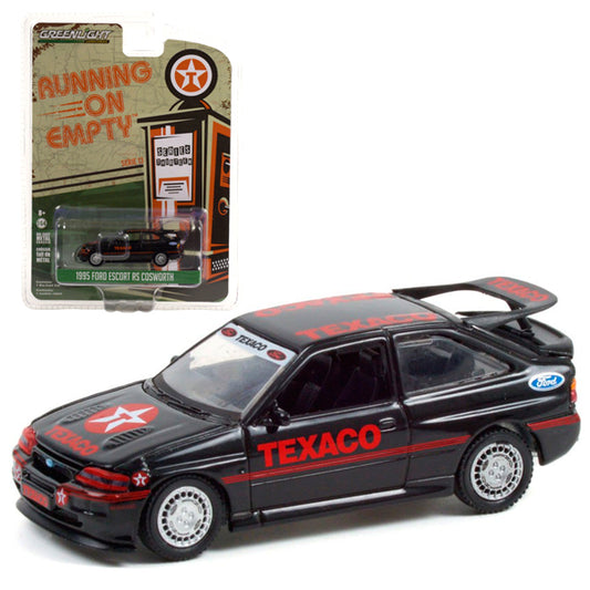 Greenlight 1995 Ford Escort RS Cosworth Black Texaco Diecast 1:64