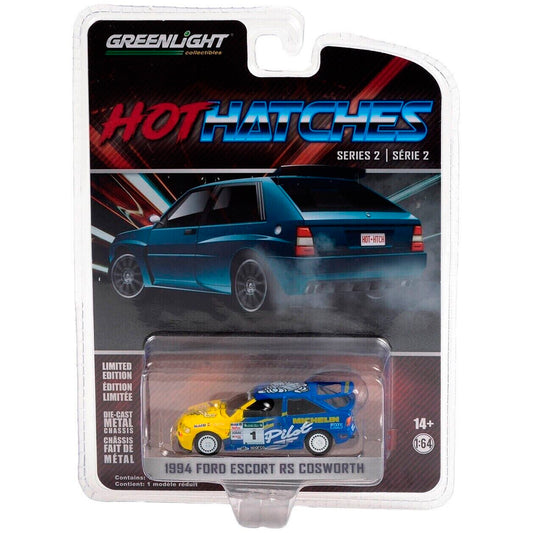 Greenlight Hot Hatches Series 2 – 1994 Ford Escort RS Cosworth Diecast 1:64