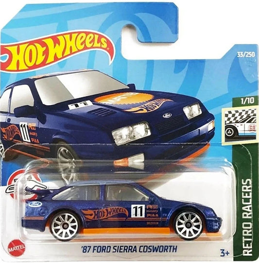 2022 HOT WHEELS '87 Ford Sierra Cosworth 33/250 Retro Racers 1/10 1:64 - HCW87