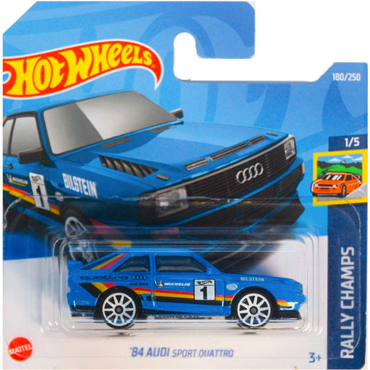 2022 HOT WHEELS Audi '84 Sport Quattro 180/250 Rally Champs 1/5 1:64 - HCX60