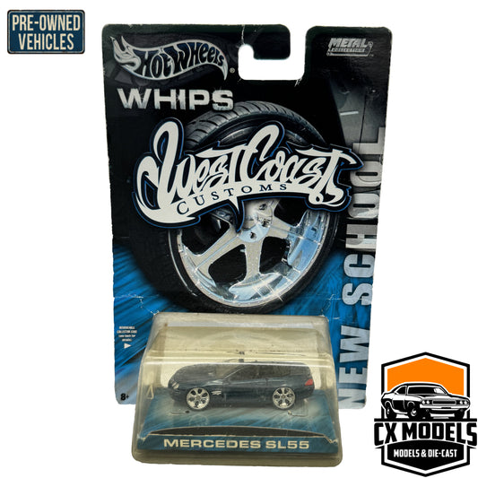 HOT WHEELS Whips - West Coast Customs Mercedes Benz SL55 1:64 - New School - C2678