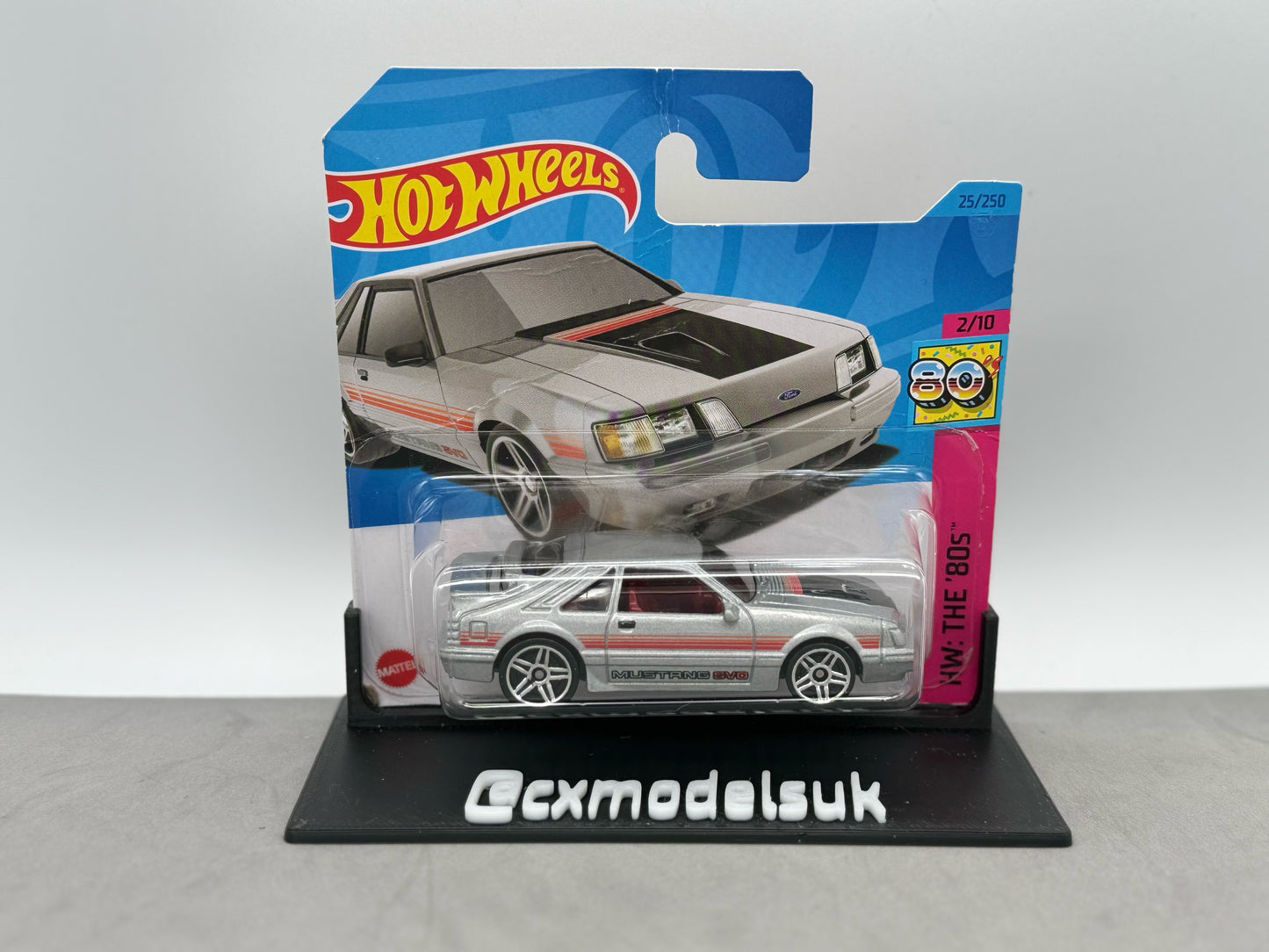 Scratch & Dent - 2023 HOT WHEELS '84 Mustang SVO 25/250 HW The 80's 2/10 1:64 - HKG80